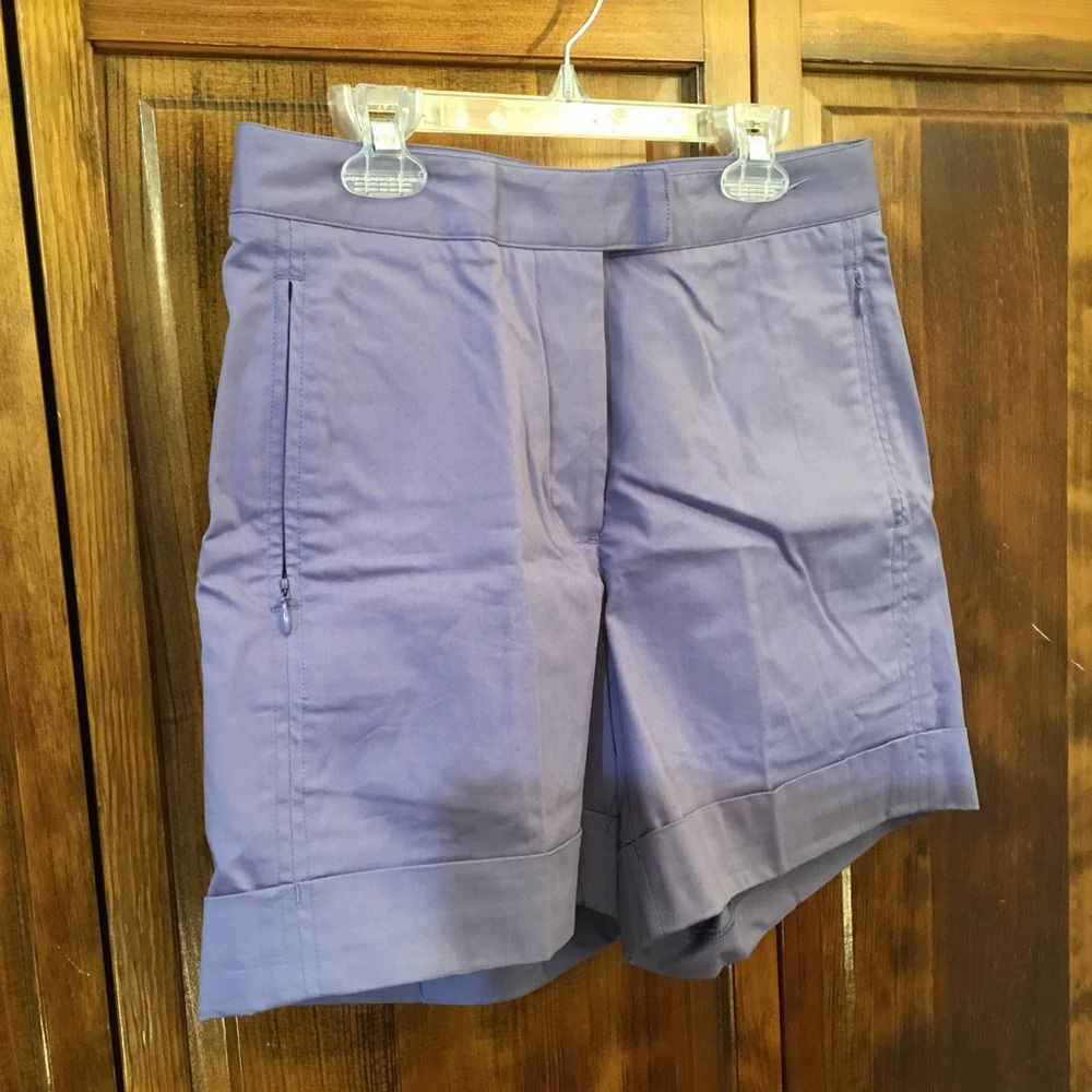 Nike Golf shorts, size 4P, dri-fit, hook & button closure, zipper pockets,
